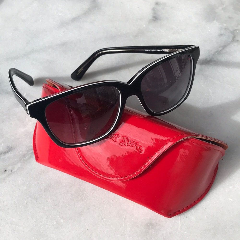 Michael Stars sunglasses and case